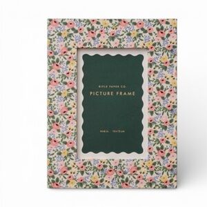 Rifle Paper Co. Floral Wrapped Picture Frame In Pattern Aster NWT